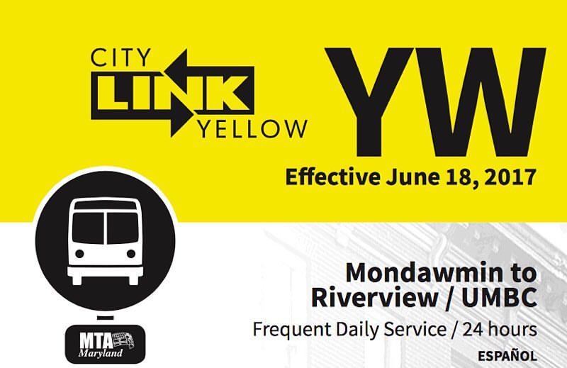 MTA CityLink Yellow Bus