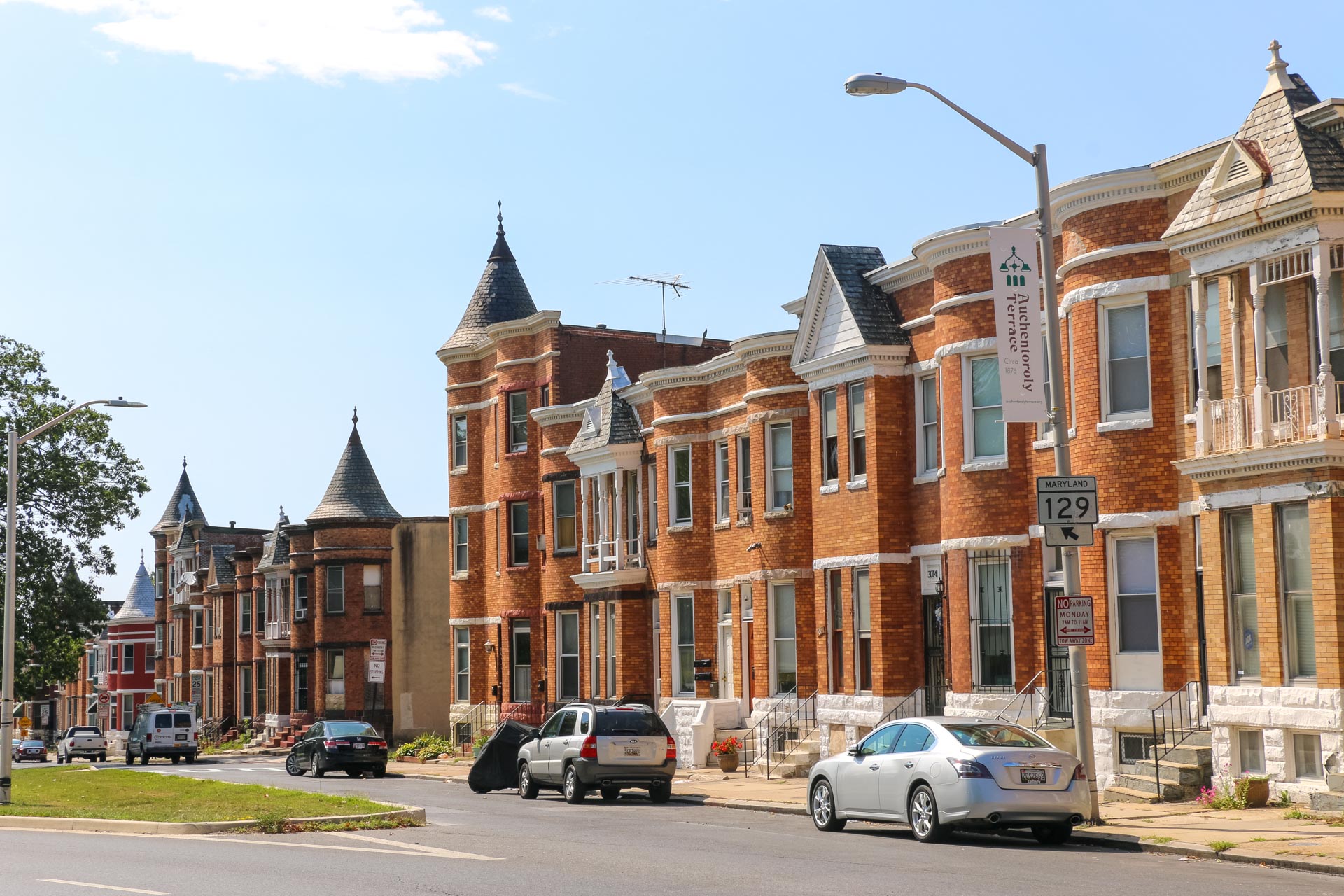 Auchentoroly Terrace Banners are Up! Auchentoroly Terrace