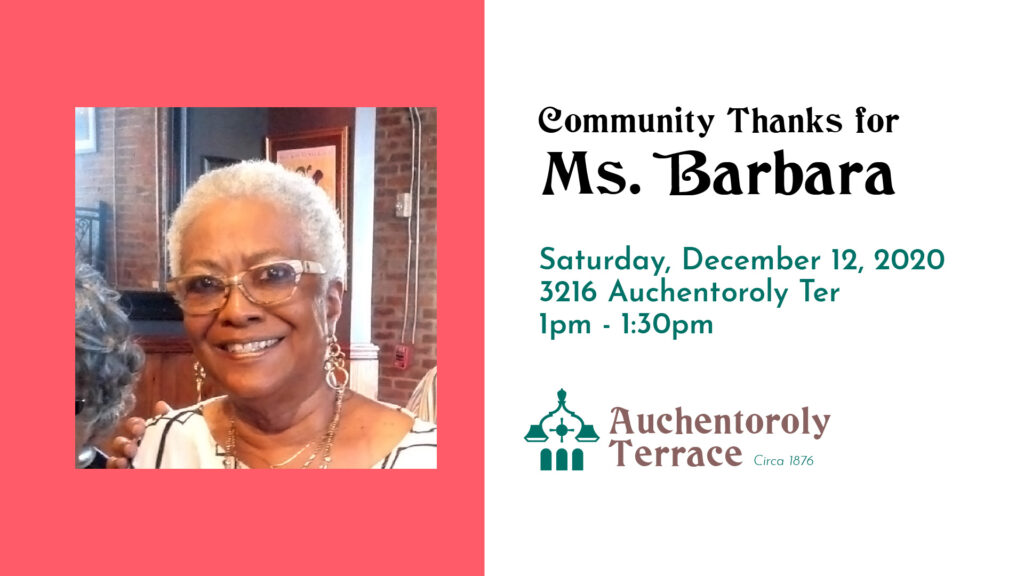 ATA Community Thanks for Ms Barbara 12.12.20 fb banner